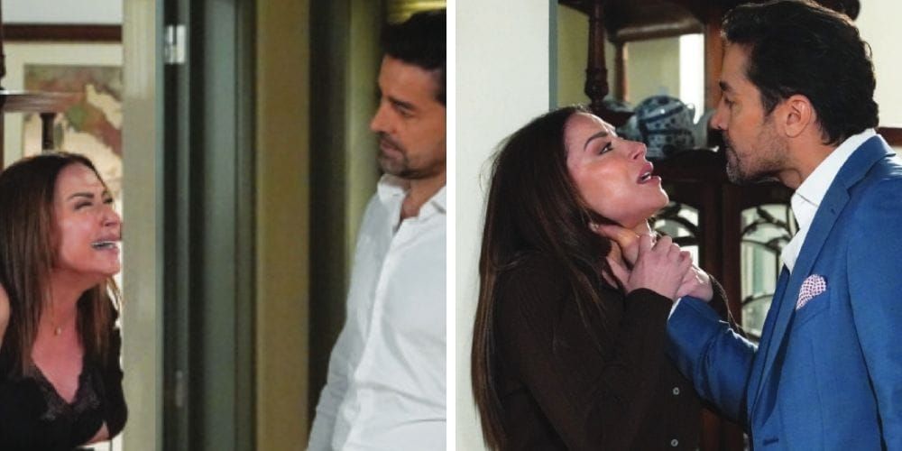 A Herança: Vicente agride Inês e ameaça violentá-la após traição