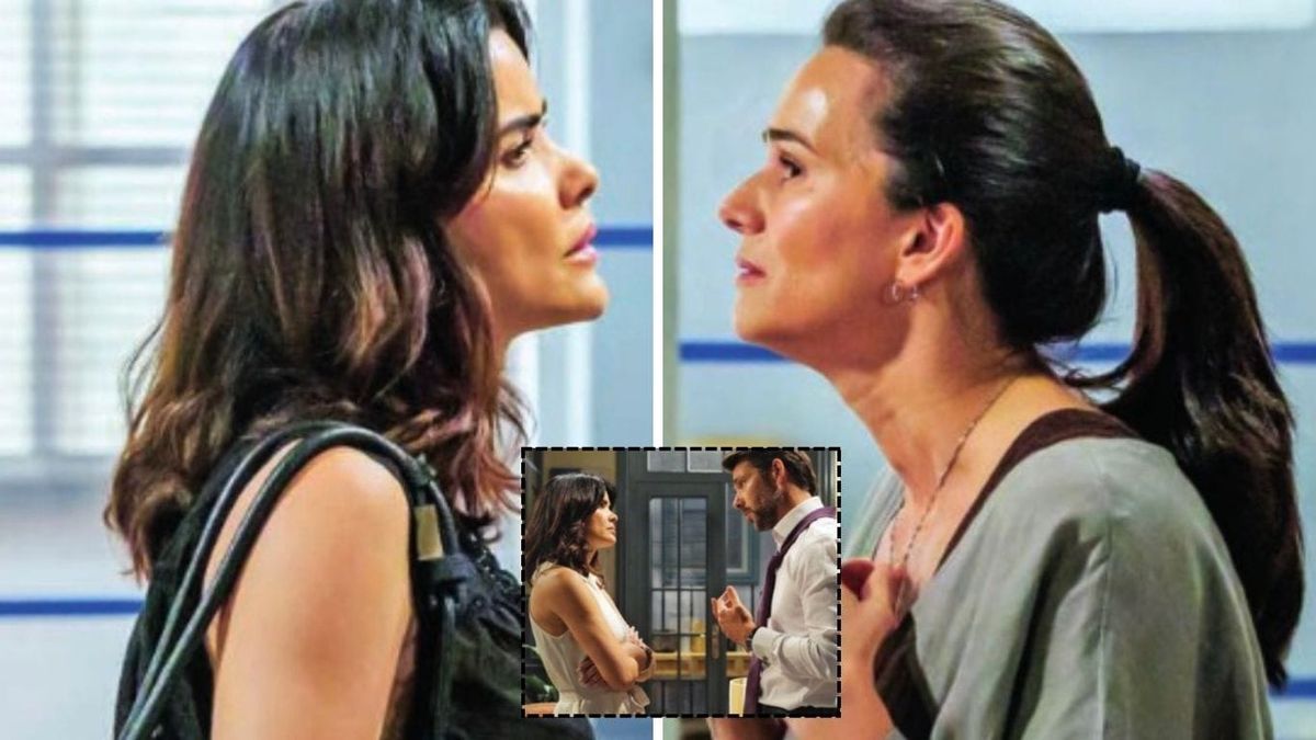 Isabel enfrenta Vitória e tenta limpar o mal-entendido que abalou o casamento em ‘Vitória’. Fotos: TV7 Dias