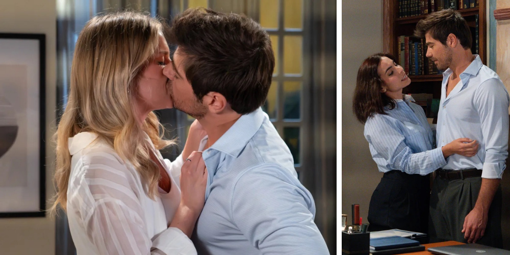 ‘Páginas da Vida’: Léo beija Olívia e é apanhado por Constança