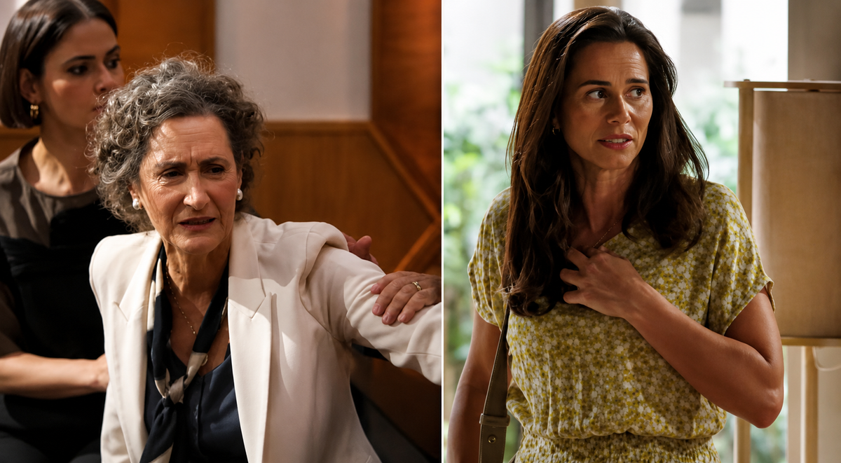 Vitória expulsa Carolina da mansão e declara guerra à sogra: "A polícia vai tirá-la daqui"