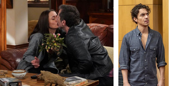 Sofia e Otávio beijam-se em A Herança, mas Gonçalo apanha-os