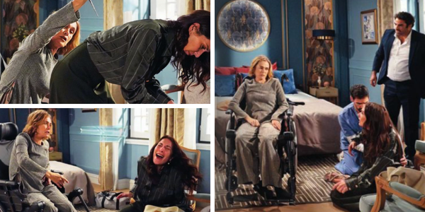 Helena esfaqueia Olga e a verdade vem ao de cima em 'A Promessa'