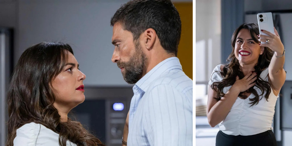 Imagem de: Amor à Prova: Amália descobre traição do pai e inventa gravidez em direto