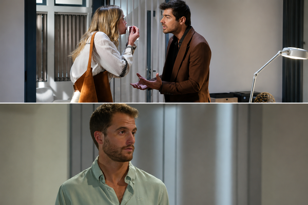 Imagem de: 'Páginas da Vida': Leo abre os olhos a Olívia sobre manipulação de Sílvio, mas Ana grava tudo às escondidas!