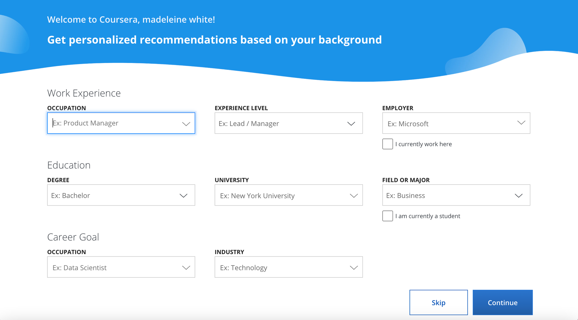 Coursera elearning registration