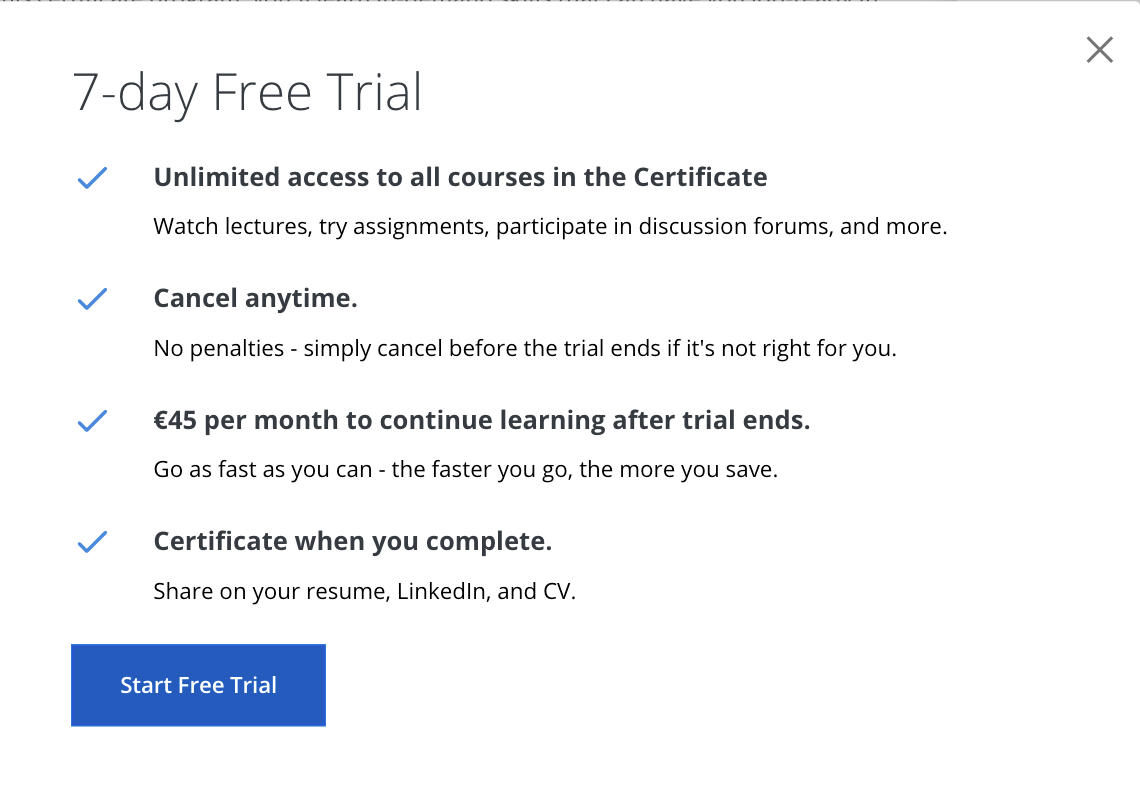 Coursera elearning registration