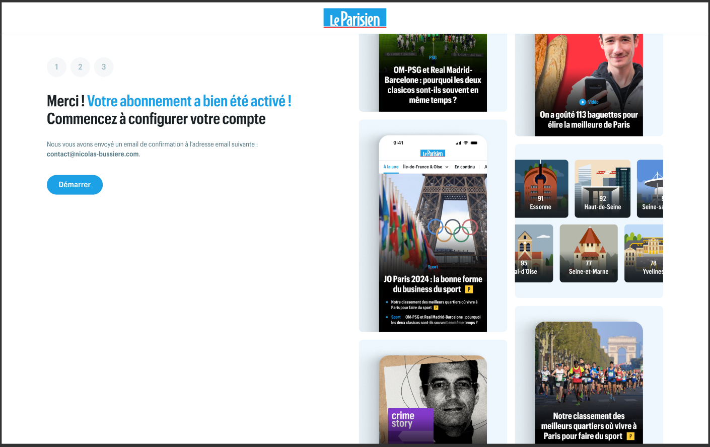 Le Parisien onboarding with Poool