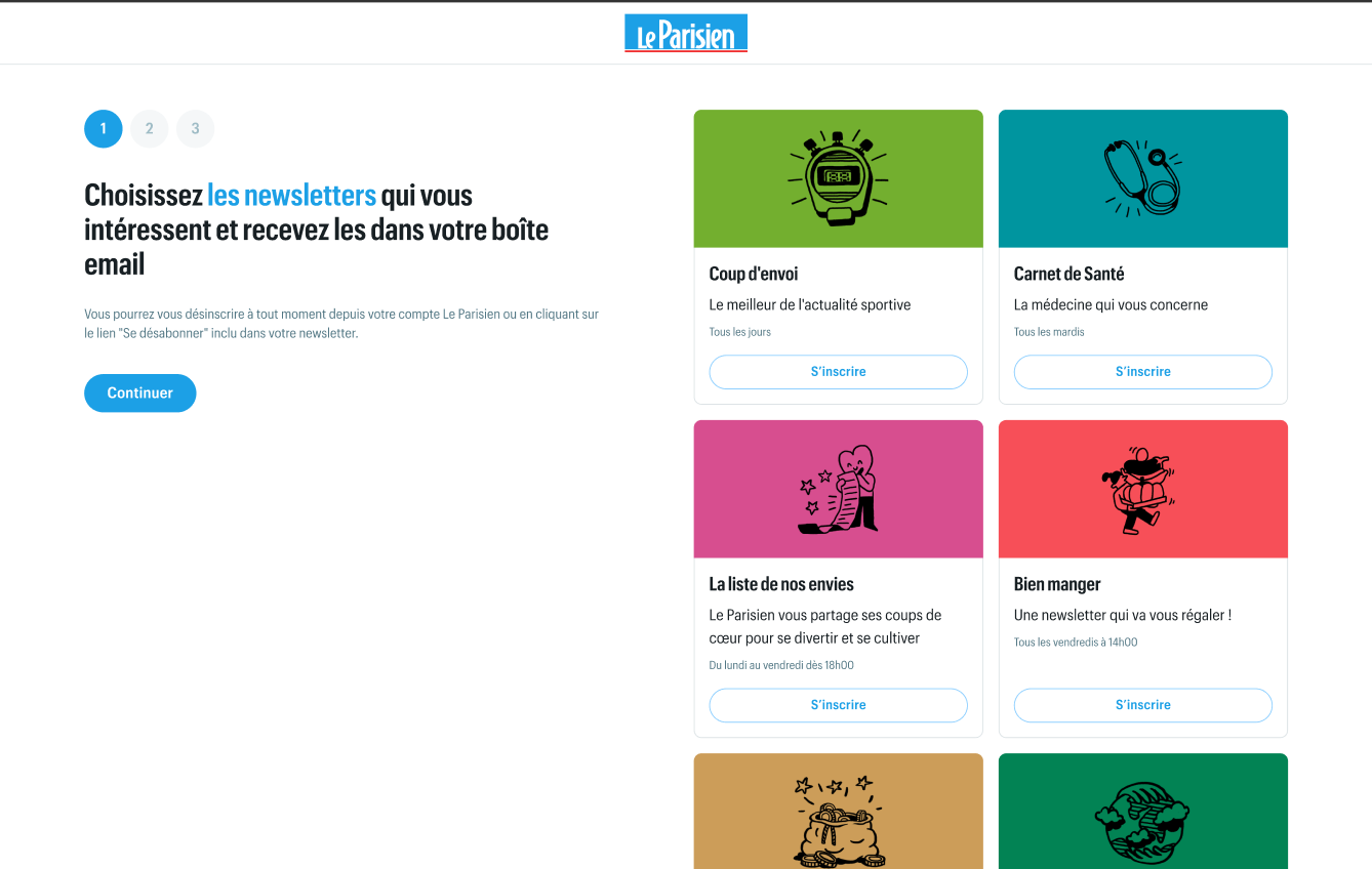 Le Parisien onboarding with Poool