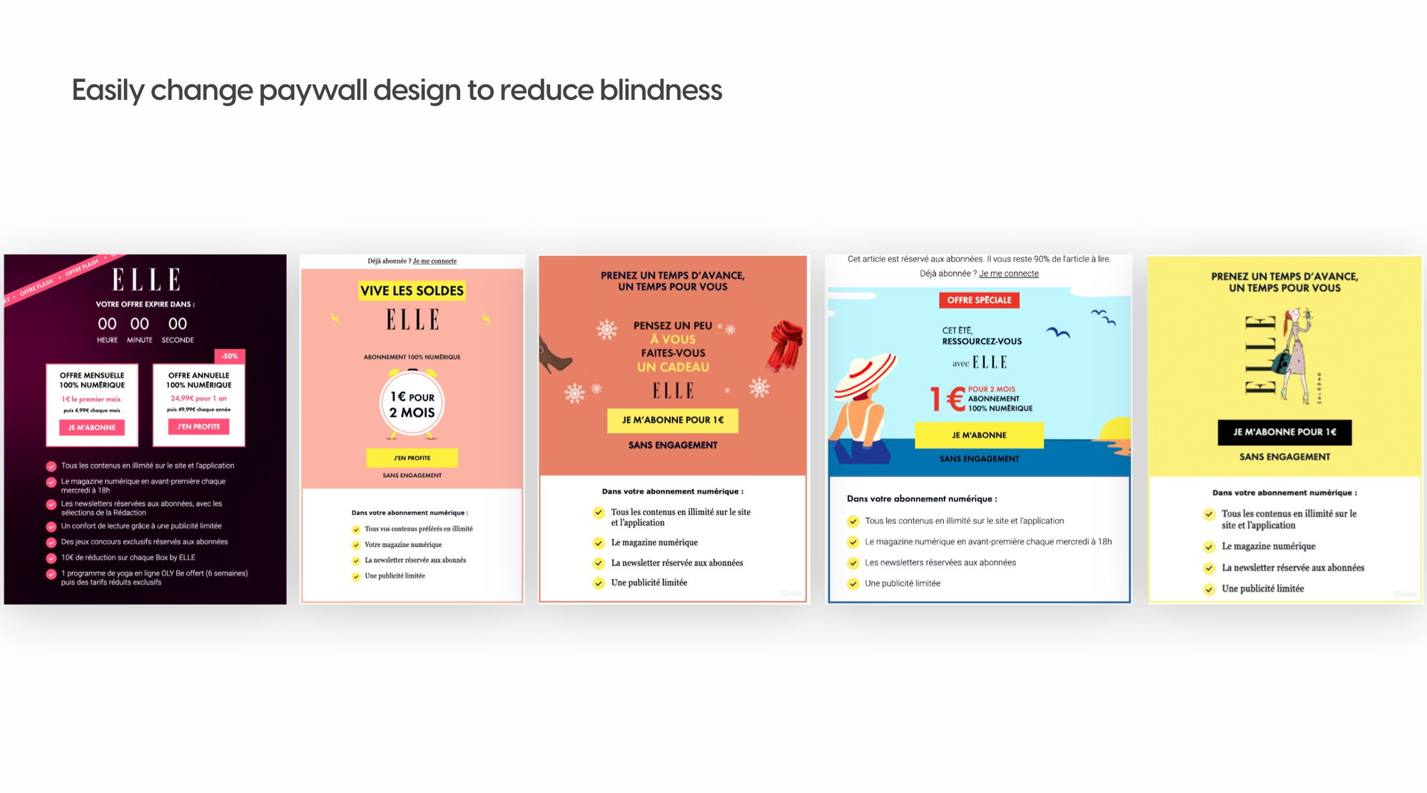 Regularly change paywall design easily with Poool