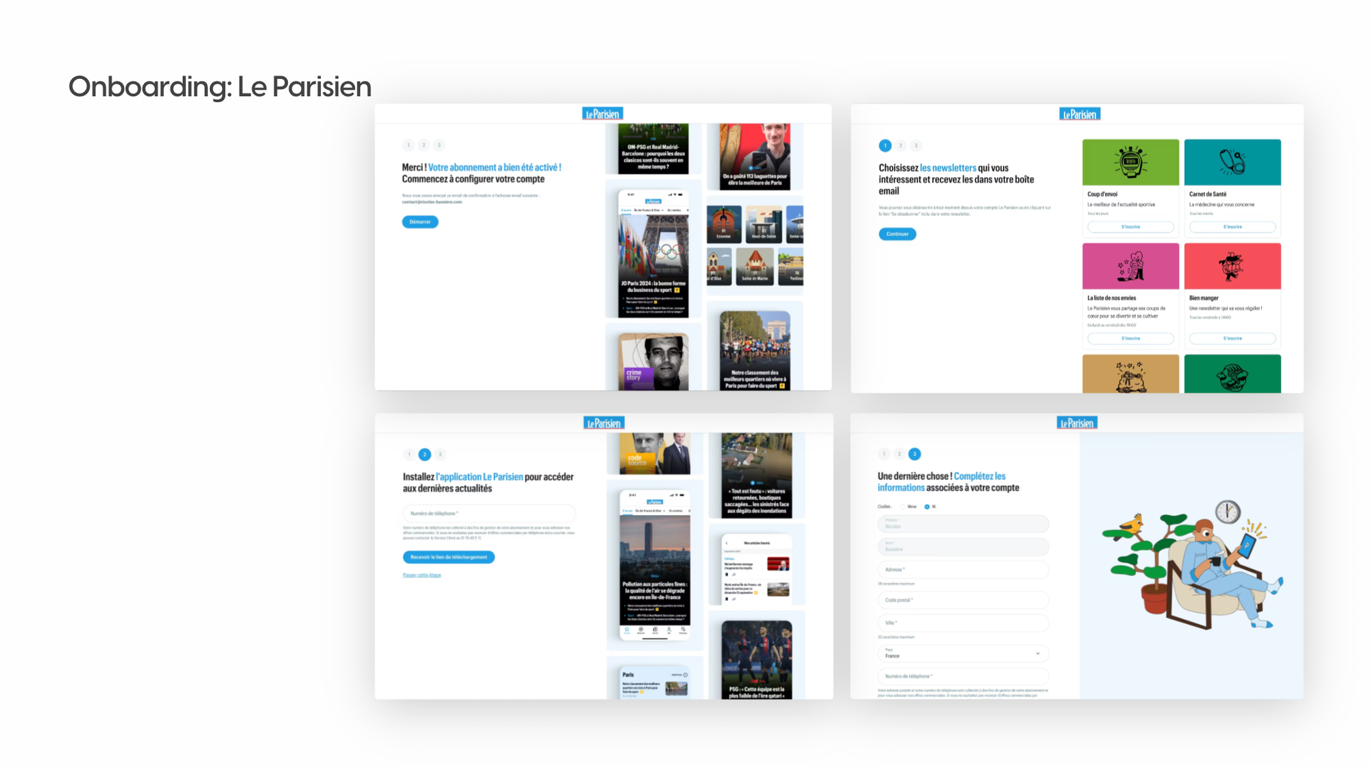 Le Parisien's onboarding journey with Poool