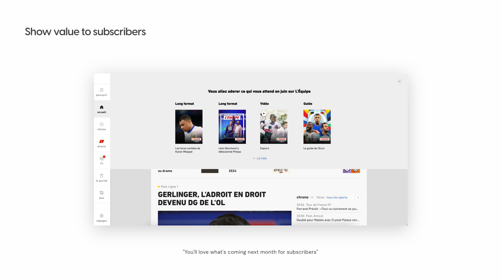 Promote subscriber-benefits with Poool: show the value to subscribers