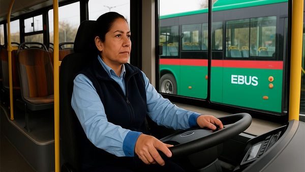 ¿Te imaginas una ciudad donde predominan los buses eléctricos y las mujeres son mayoría al volante?