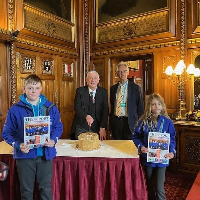 Jill Dando News students wow latest patron Speaker Hoyle in Parliament speeches