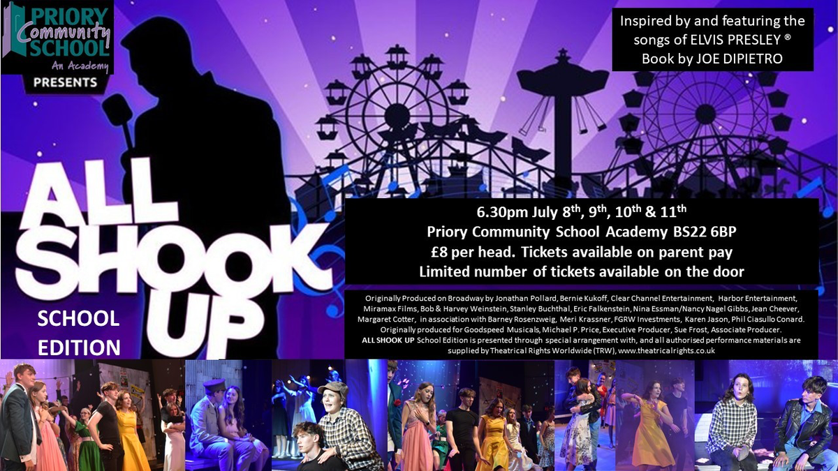 'All shook up' is a hit success in Weston Super Mare!