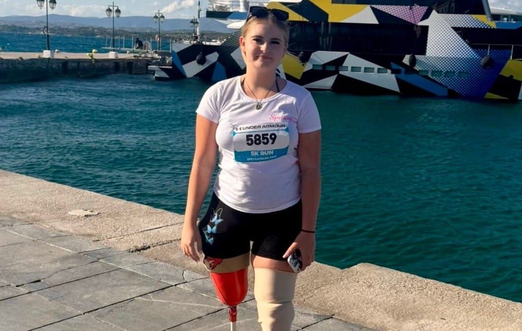 Teen Athlete Defies Limits in Inspiring Spetsathlon 5K Finish