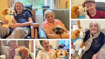 Grimsby Care Home Residents Celebrate International Dog Day with Furry Friends and Fun