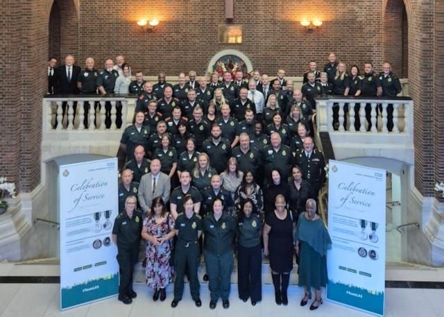 London Ambulance Service Honours 1,700 Years of Dedication at Celebration of Service Event