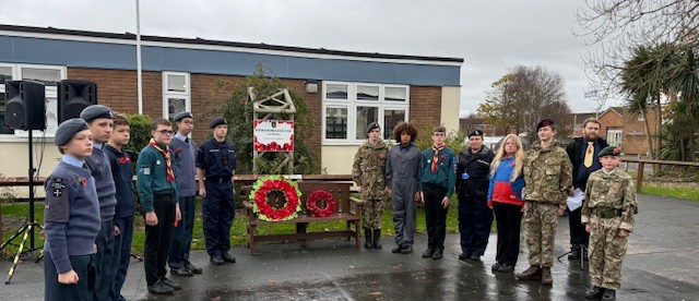 Worle Community School Academy Marks Remembrance Day with Moving Tribute