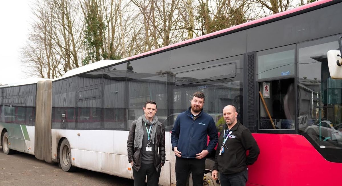 Next Stop, Parkway! Bristol Airport Donates Mercedes Bus to Motor Vehicle Students