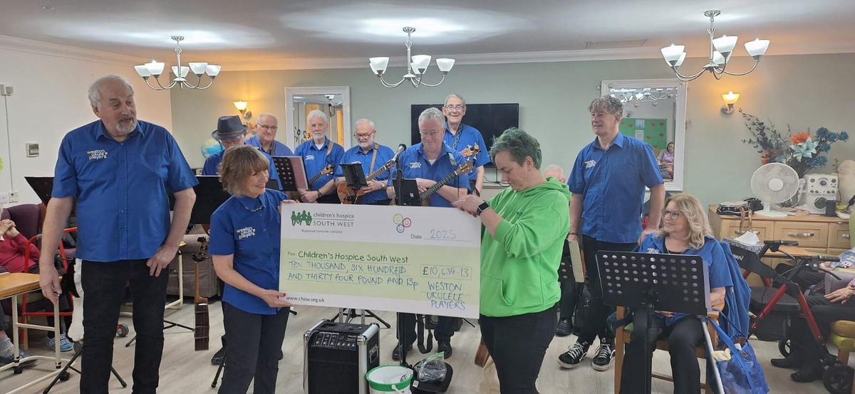 Amazing Ukulele Effort Raises Over £10,000 for Charity