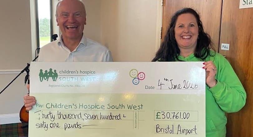 Bristol Airport Charity Golf Day Raises £30,000 for Children's Hospice South West