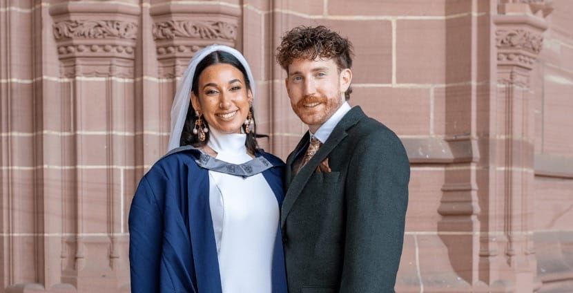 Bride Races from Wedding to Graduation on the Same Day