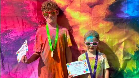 Colour Run Smashes Fundraising Target (By Charlie, Imogen, Max and Jack)