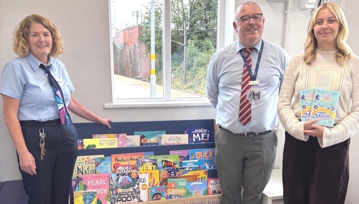 New Book Nook gives children a welcoming place to read at Thirsk station