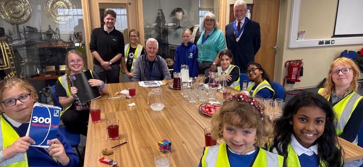 Walliscote pupils follow in Jill Dando’s footsteps at former Weston Mercury newsroom