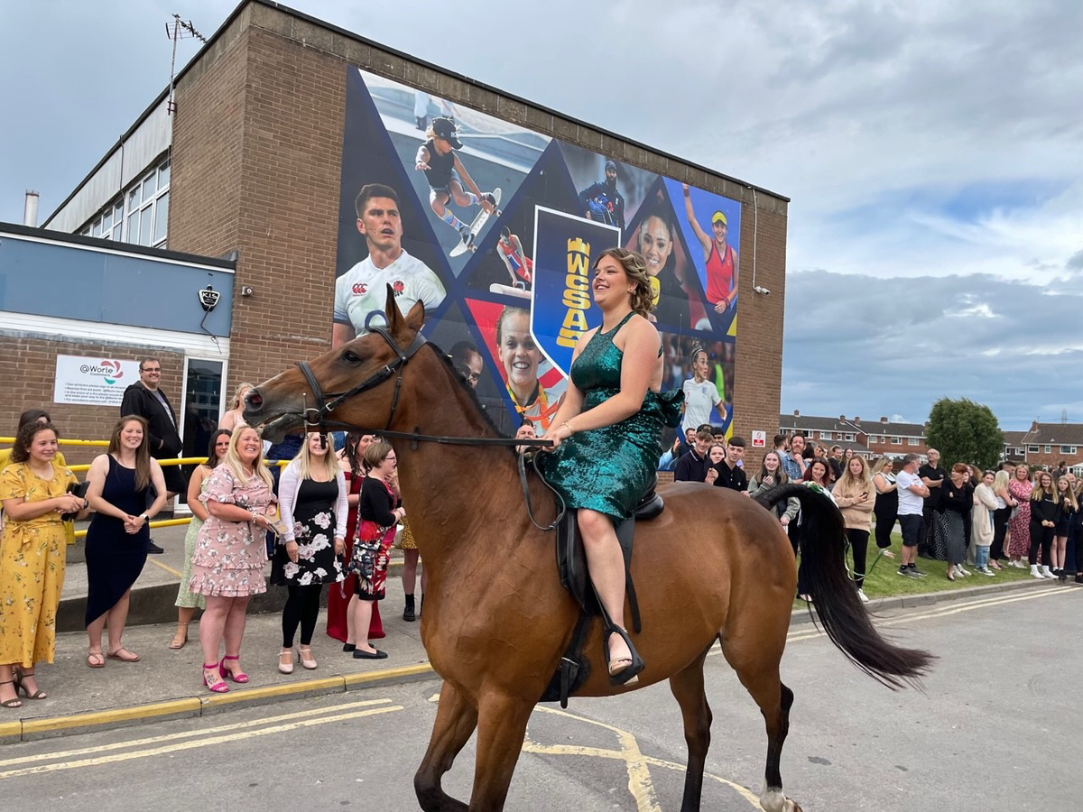 Miracle horse Pickle gallops Lottie, 16 to Prom 