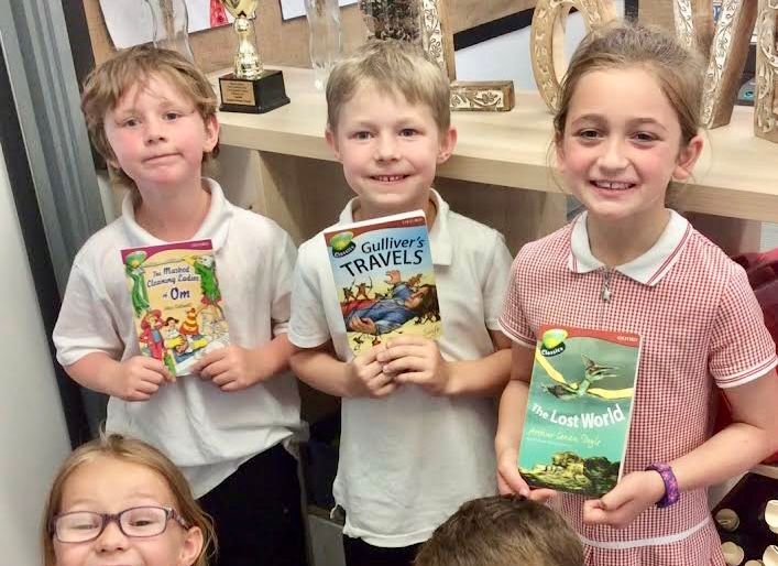Superstar readers shine at picturesque school
