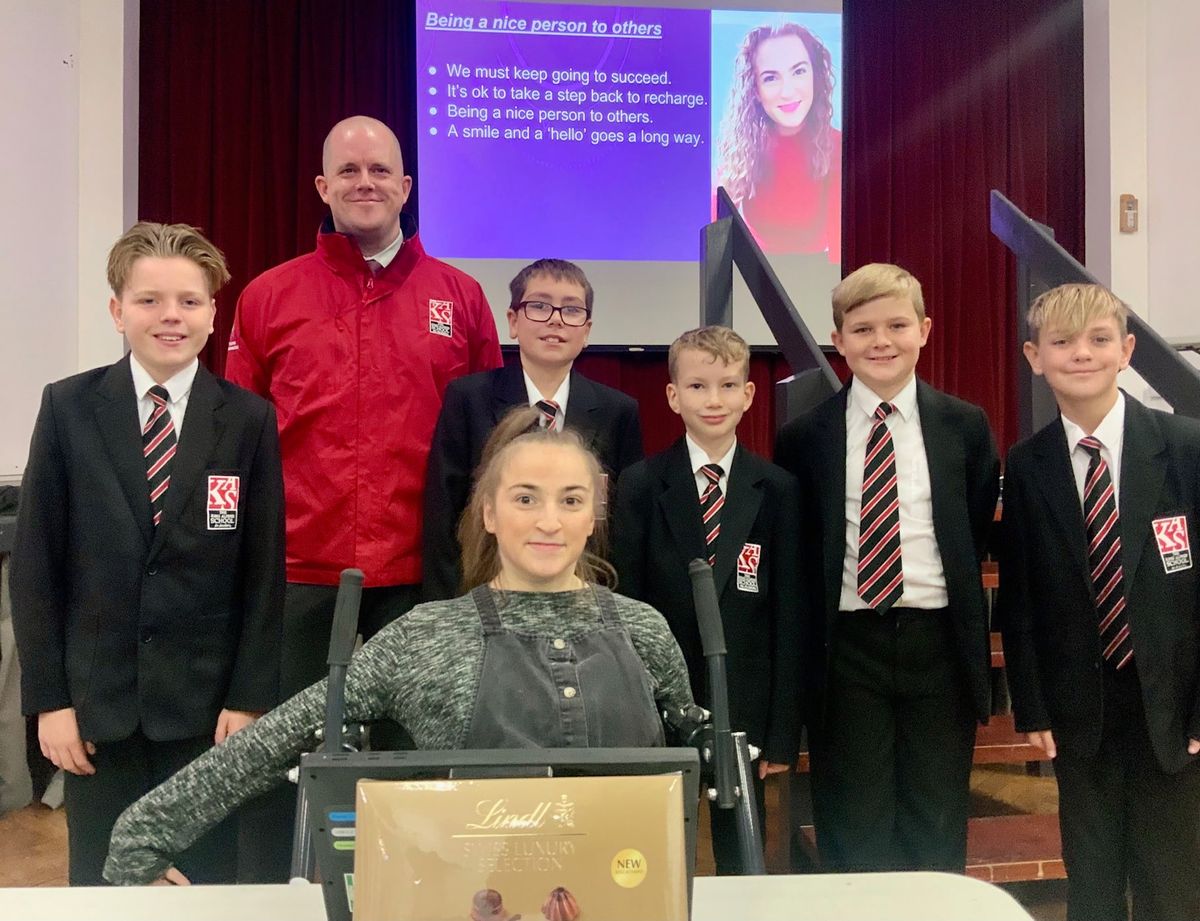 Ellise, 21, our Jill Dando News Disabilities Correspondent, on journey across UK to motivate thousands of students and staff