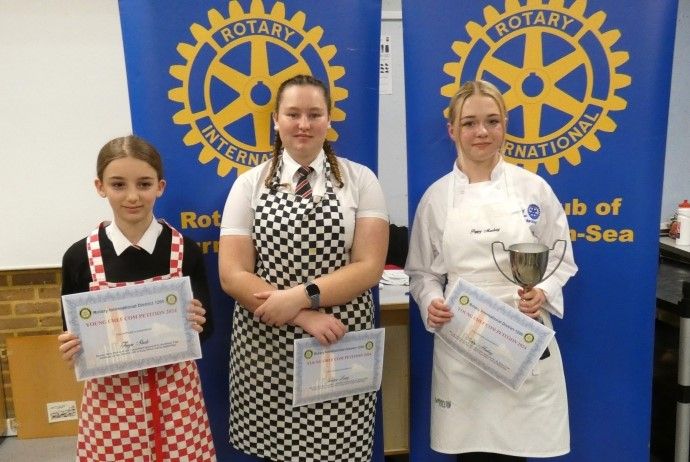 Venison steak and strawberry mile feullie dish of the day as Poppy stars in prestigious young chef competition