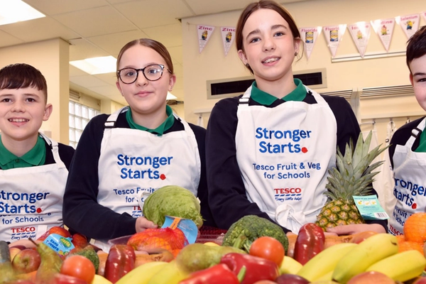 Tesco Extends National Fruit & Veg for Schools Programme With £4m Extra Funding