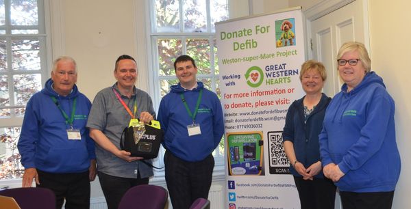 Donate For Defib Welcomes Vital Support from Leader of North Somerset Council