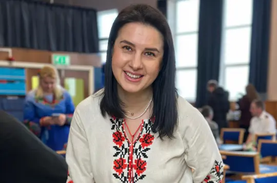 Ukrainian Refugee Offers Help with Sunderland Salvation Army