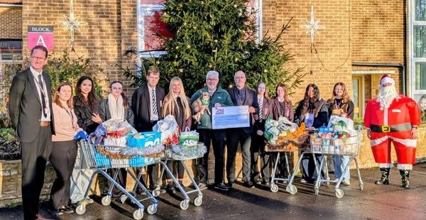 The King Alfred School Students and Staff Support Local Families with Food Bank Donation