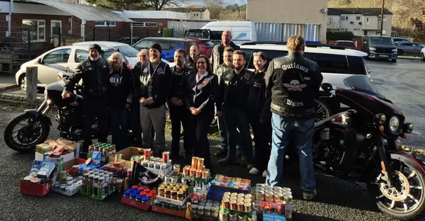 Bikers and Rugby Stars Team Up to Tackle Food Poverty