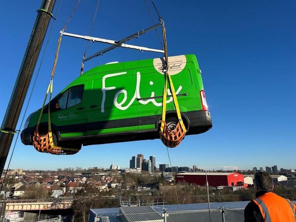 Felix Project Van Returns to West London Rooftop to Spotlight Food Poverty