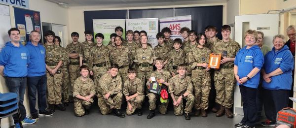 Brilliant Air Cadets Trained in Life-Saving CPR and Defibrillator Skills