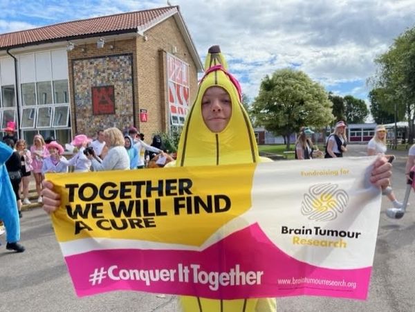 Students crown off their time at Sixth Form by wearing fancy dress for charity through streets of the town 