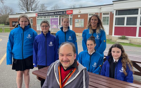 Radio presenter Dave Englefield Interviewed by Jill Dando journalists 