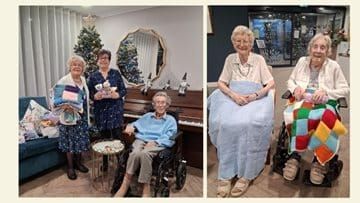 Care Home Residents Spread Kindness with Knitted Gifts for Hospital Children