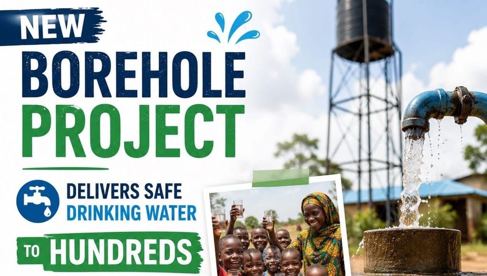 More Than 400 People Gain Access to Safe Drinking Water After New Borehole Opens in Nigeria