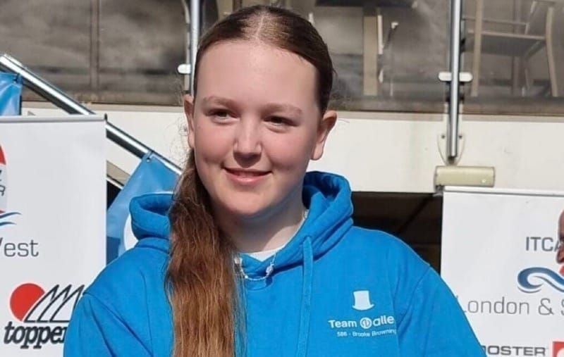 King Alfred School Sailor Brooke Takes Third Place at Poole Sailing Event