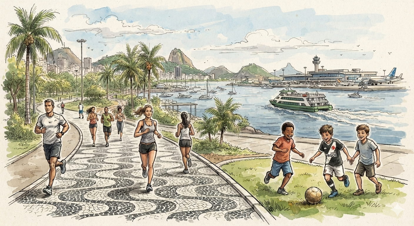 Manhã no Aterro