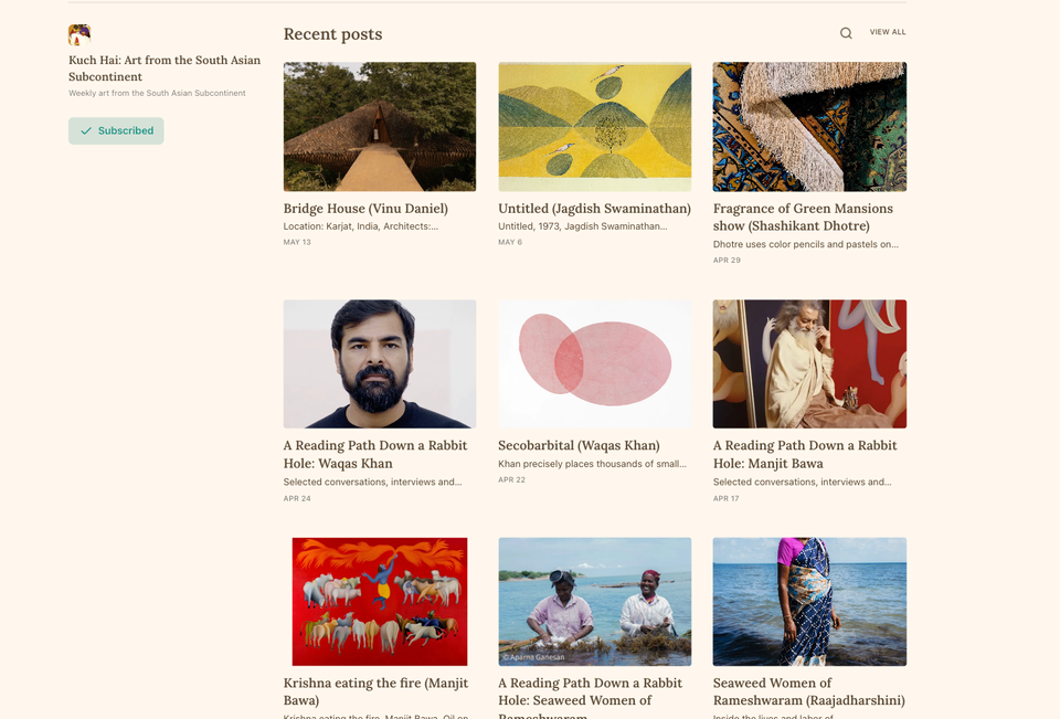 Newsletter - Kuch Hai: Art from the Indian subcontinent