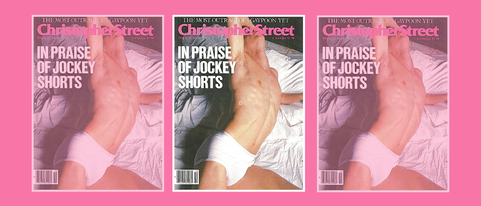 Christopher Street Magazine, November 1983 - In Praise of Jockey Shorts