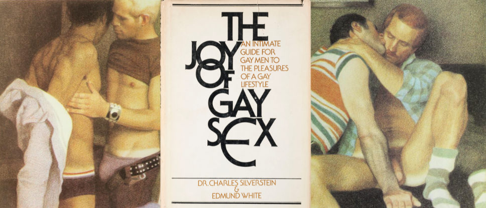 Illustrations from 'The Joy of Gay Sex' by Michael Leonard.