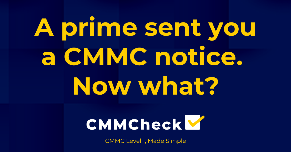 CMMC Level 1 for Small Businesses: Where to Actually Start